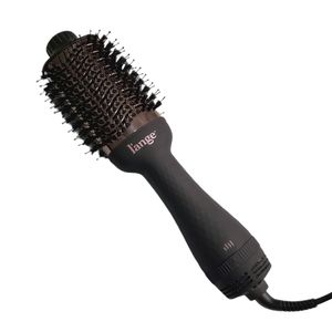 L'ange Le Volume 75MM 2-In-1 Titanium Brush Hair Dryer - Black